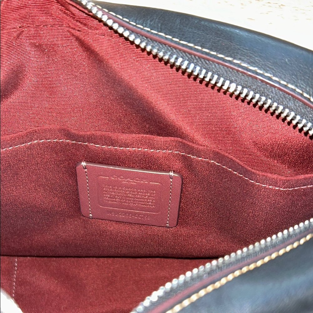 Coach Tan and Black Animal Print Crossbody Bag - Picture 5 of 5